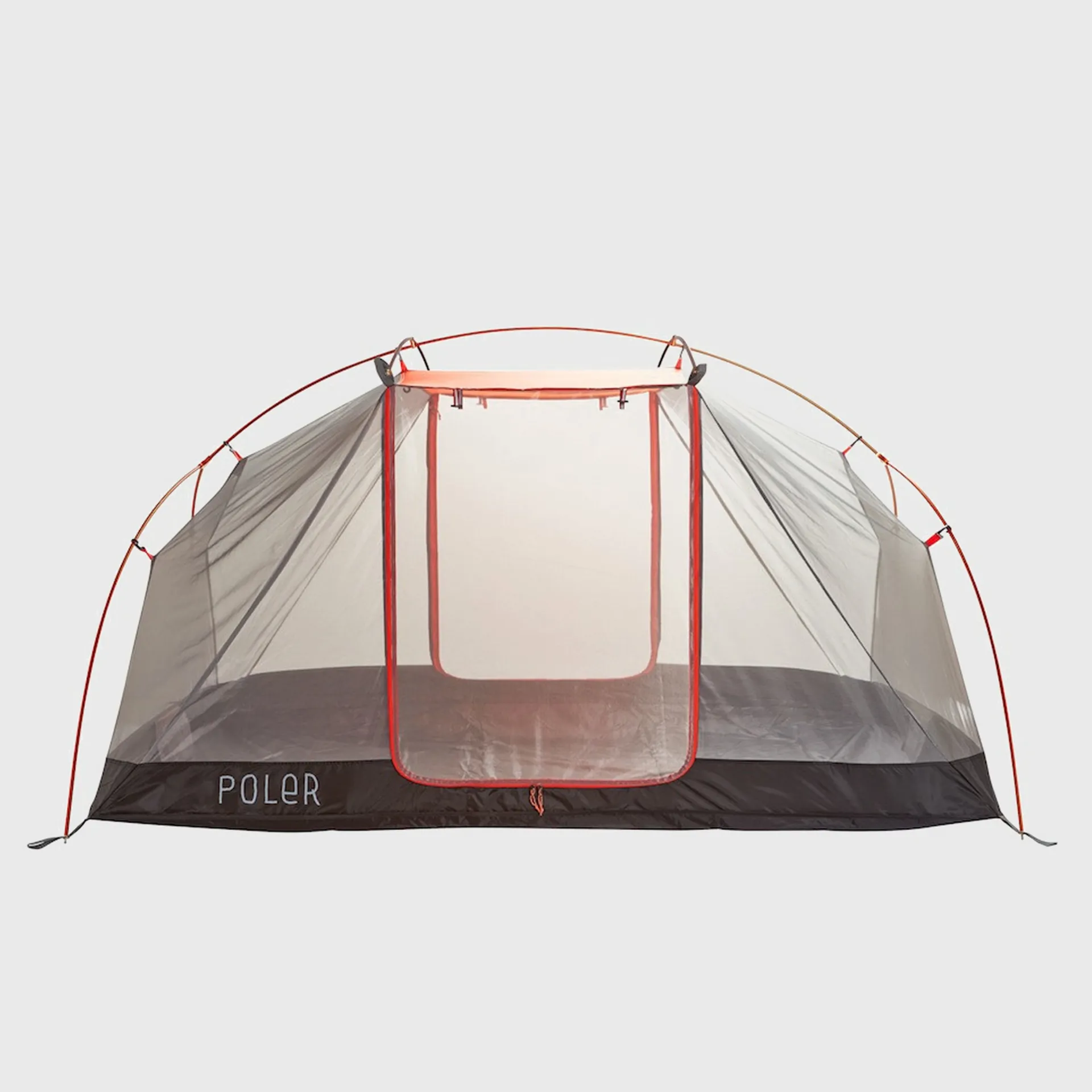 Poler Outdoor Stuff The One Man Tent Grey Orange Outdoor Camping