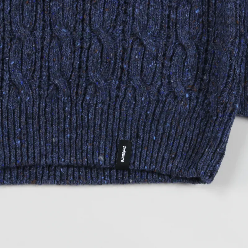 Finisterre Polgarth Knitted Sweater Indigo-2