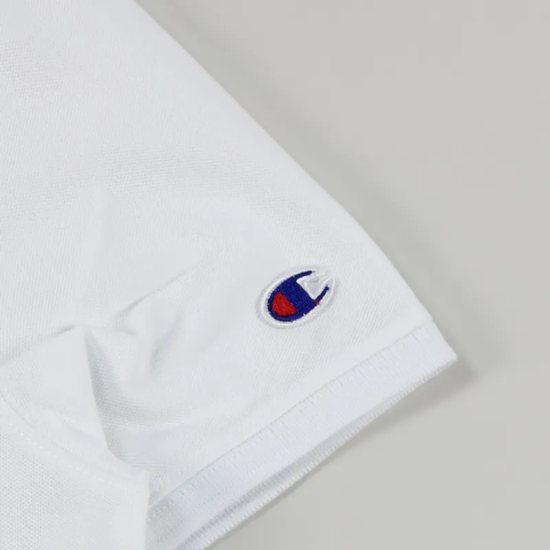 Champion Reverse Weave Polo Shirt White-1