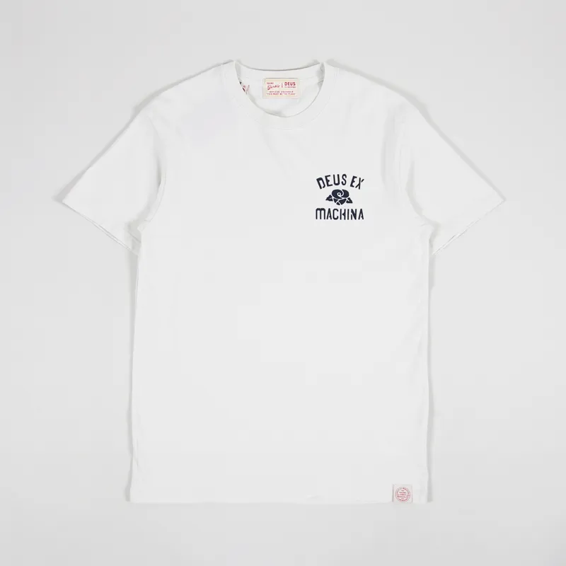 Deus Ex Machina YJ Tokyo T Shirt White Chalk-1