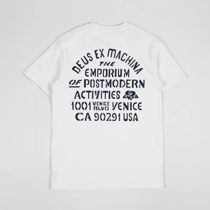 Deus Ex Machina YJ Tokyo T Shirt White Chalk