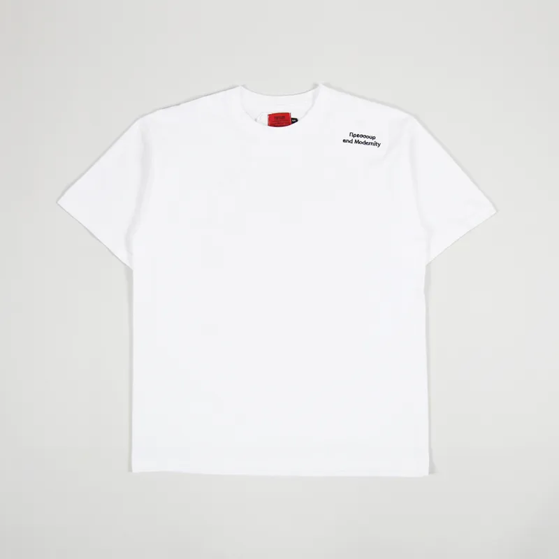 Pressure Streetwear Mens Cube Rouge Crystal Met SS T Shirt White