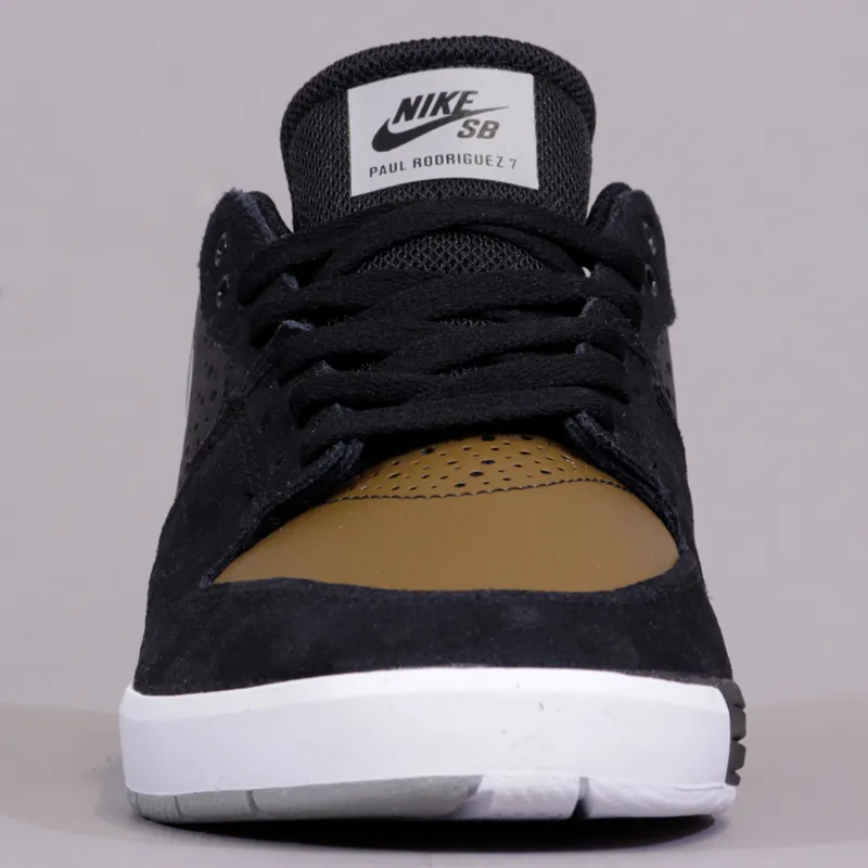Nike Paul Rodriguez 7 Shoes Black Medium Grey Military Brown-6