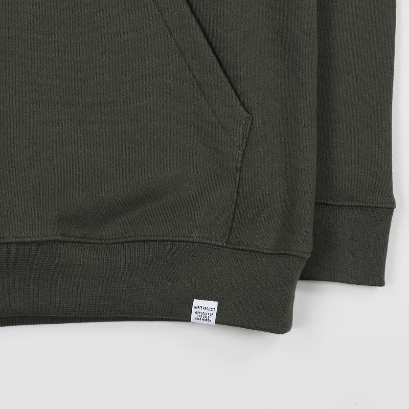 Norse Projects Vagn Classic Hoodie Ivy Green-2
