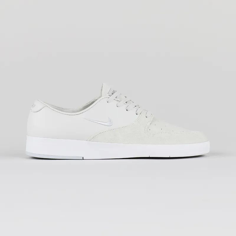 Paul Rodriguez Skate Shoes White Platinum