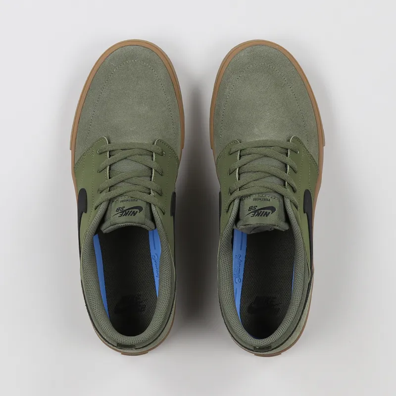 Nike SB Solarsoft Portmore II Shoes Olive Black-6