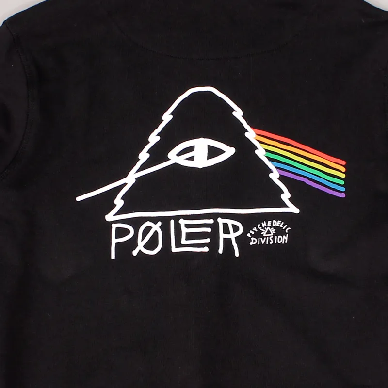 Poler Outdoor Stuff Psychedelic Zip Hoodie Black-2