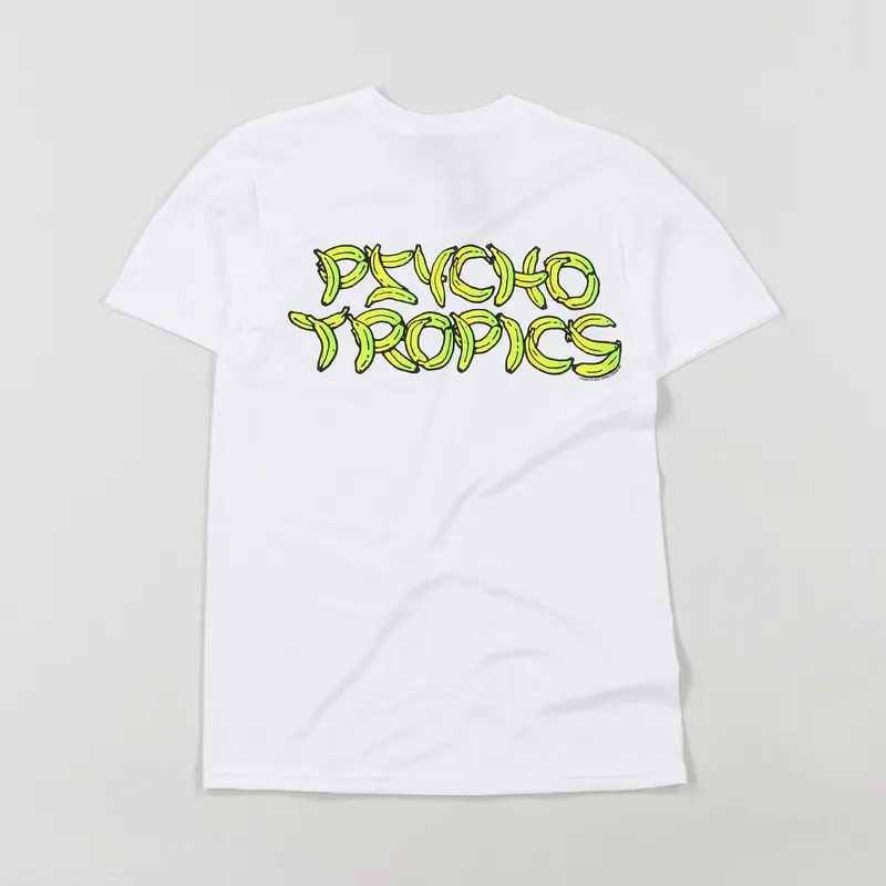 Stussy Psycho Tropics T Shirt White