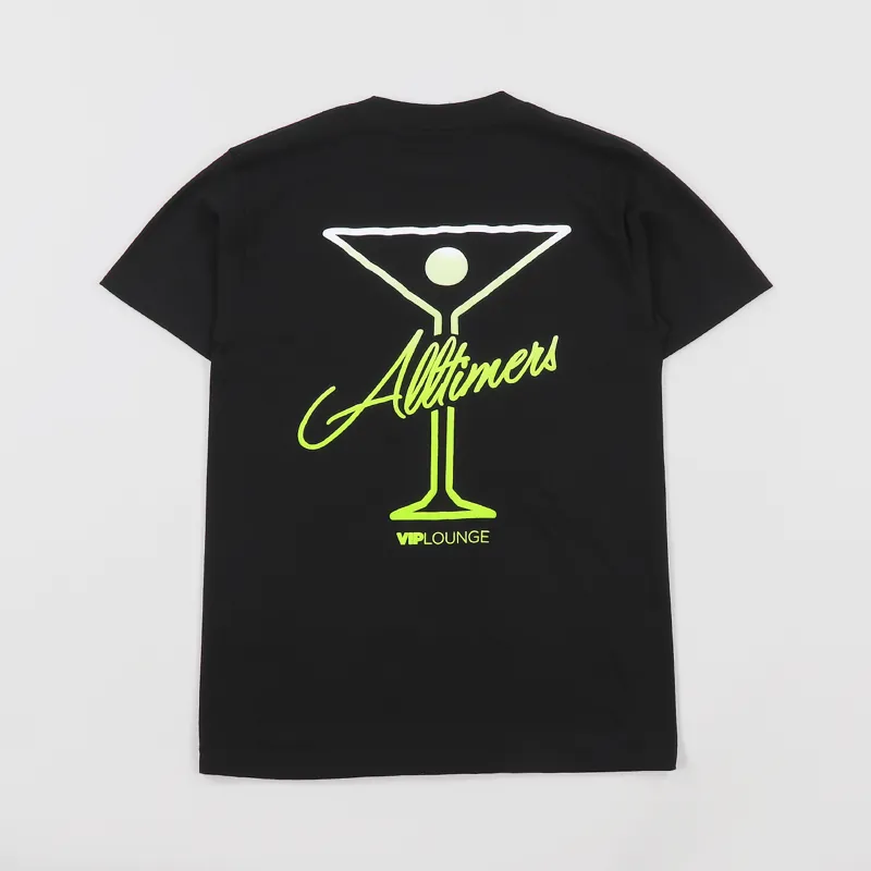 Alltimers Puff Classic Logo T Shirt Black