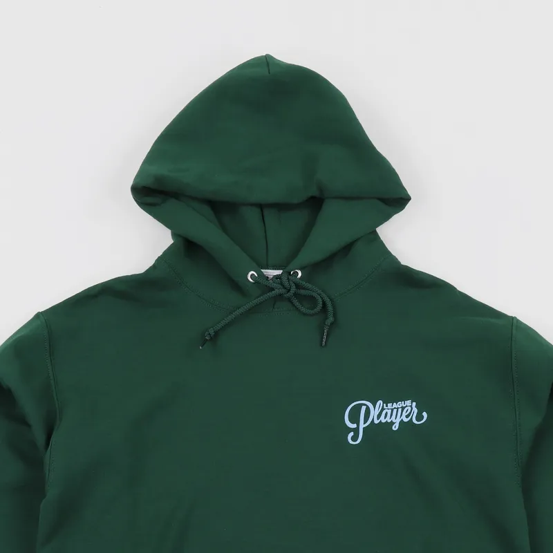 Alltimers Puff Classic Logo Hoodie Forest Green-2