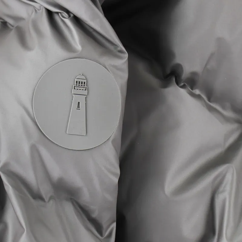 Rains Puffer Jacket Metallic Charcoal-5