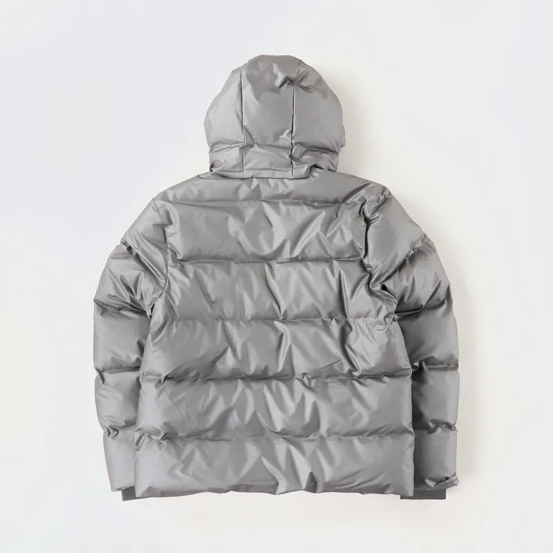 Rains Puffer Jacket Metallic Charcoal-7