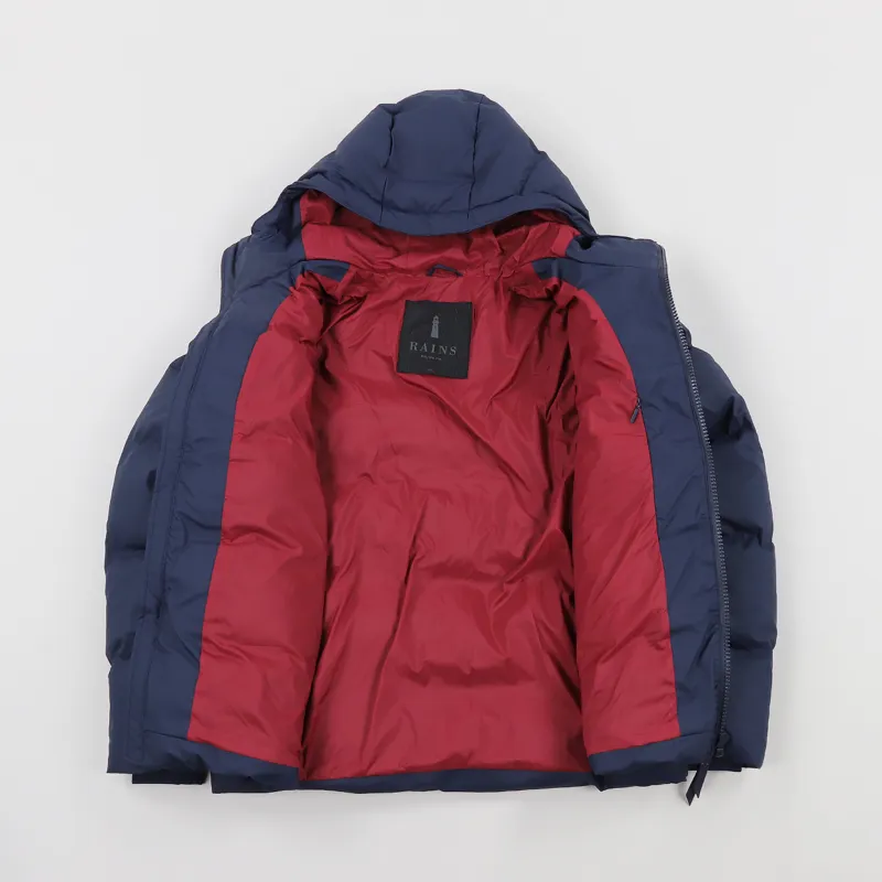 Rains Puffer Jacket Blue-3