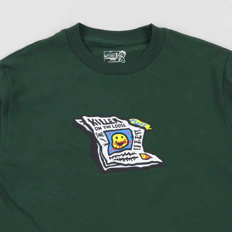 Polar Skate Co. Puff T Shirt Forest Green-1