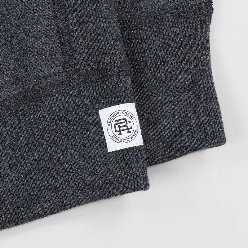 Reigning Champ Pullover Hoodie Heather Charcoal-2