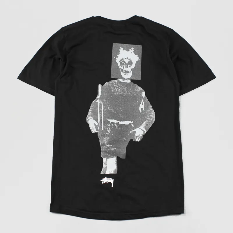 Stussy Punk Boy T Shirt Black