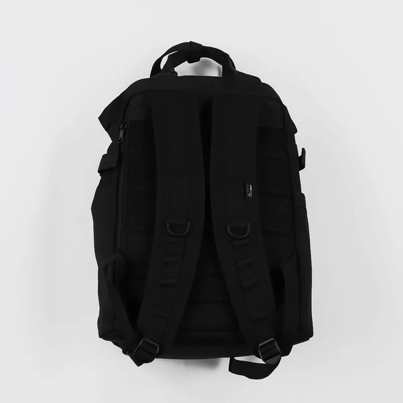 Carhartt WIP Mens Payton Carrier Backpack Rucksack Black White
