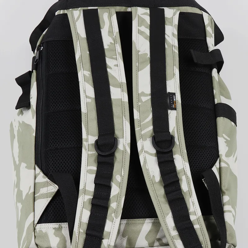 Carhartt WIP Payton Carrier Backpack Camo Brush Sandshell Black