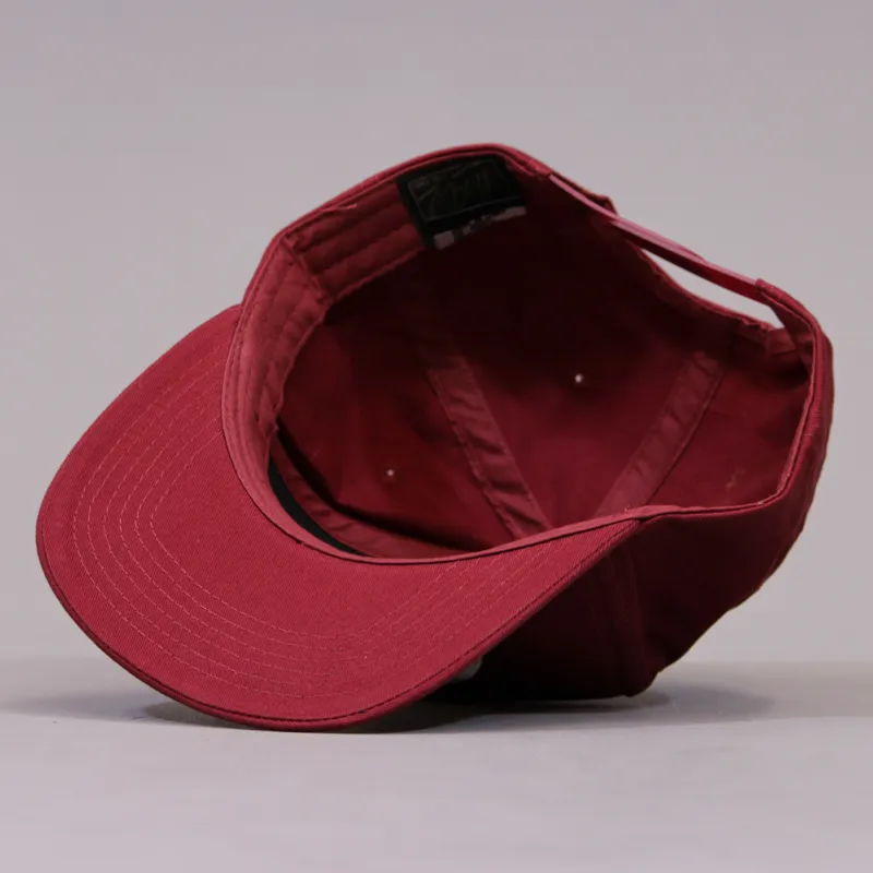 Obey Quality Delivery Snapback Cap - Burgundy-4
