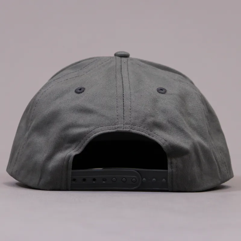 Obey Quality Delivery Snapback - Gunmetal Grey-3
