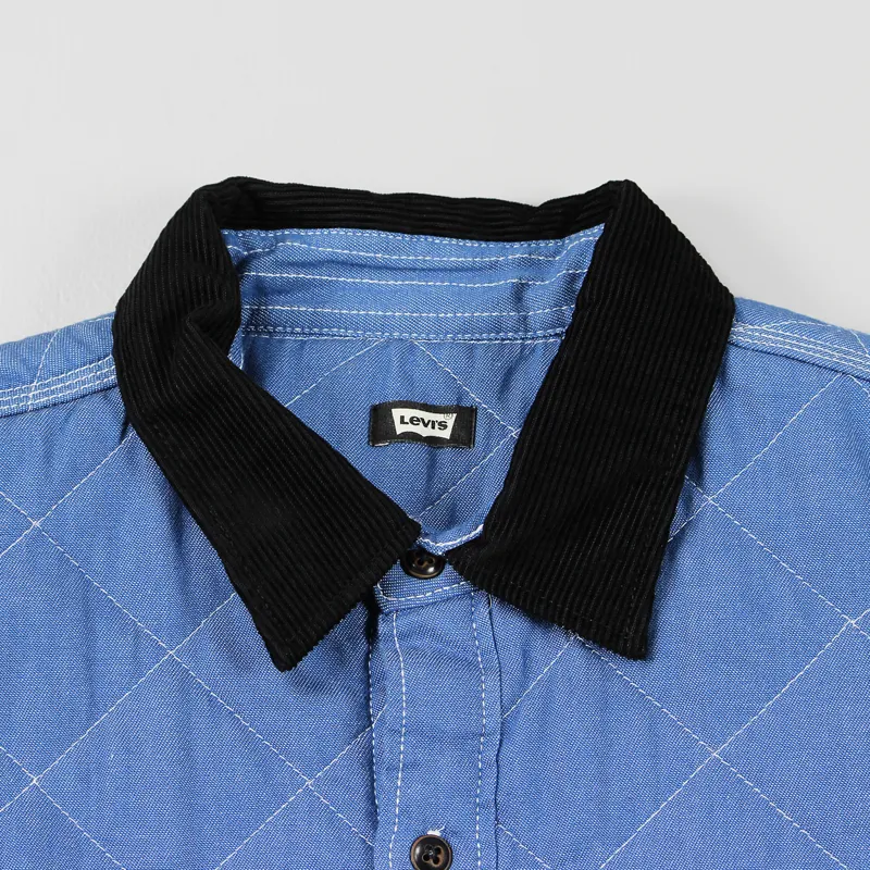 Levi's men's cotton diamond quilted shirt jacket discount