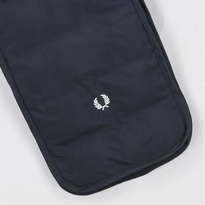 Fred Perry Quilted Scarf Black-1