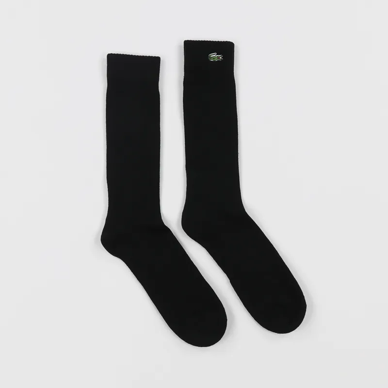 Lacoste Sport Stretch High Tennis Socks Black