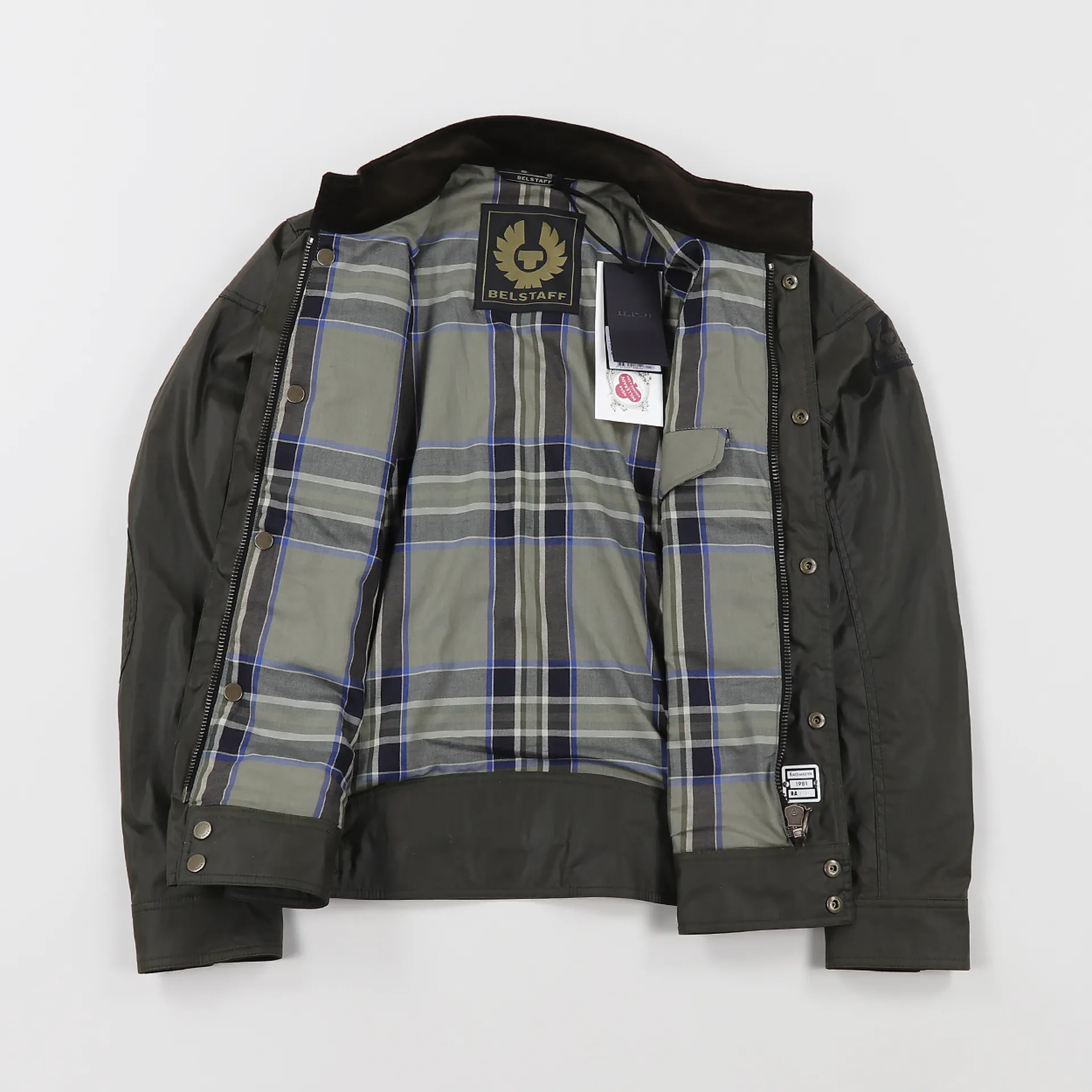 Belstaff Racemaster Jacket Faded Olive