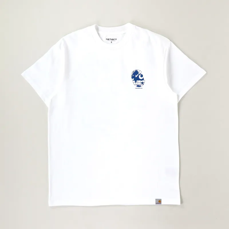 Carhartt WIP Radio T Shirt White Blue-1