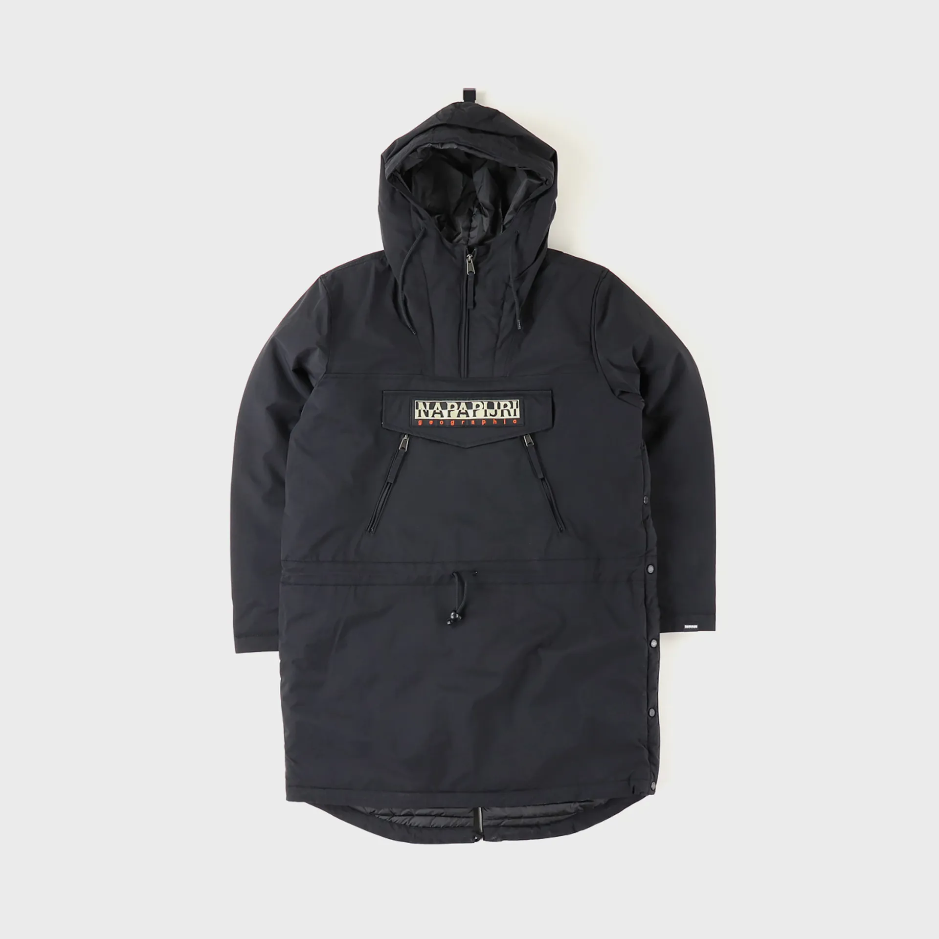 Napapijri Mens Winter Rainforest Long Insulated Jacket Black