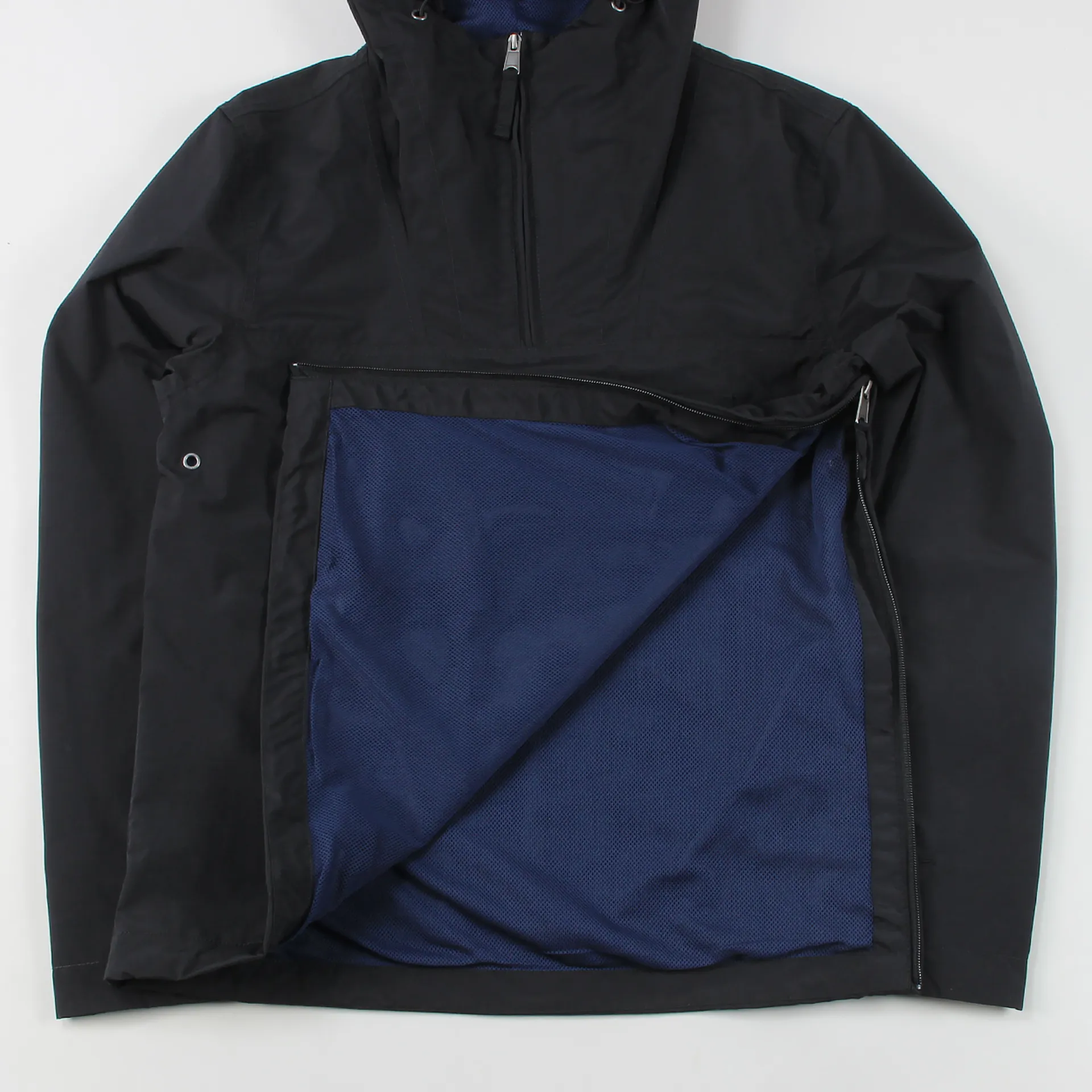 Napapijri Rainforest Summer Jacket Black Waterproof Coat Pullover