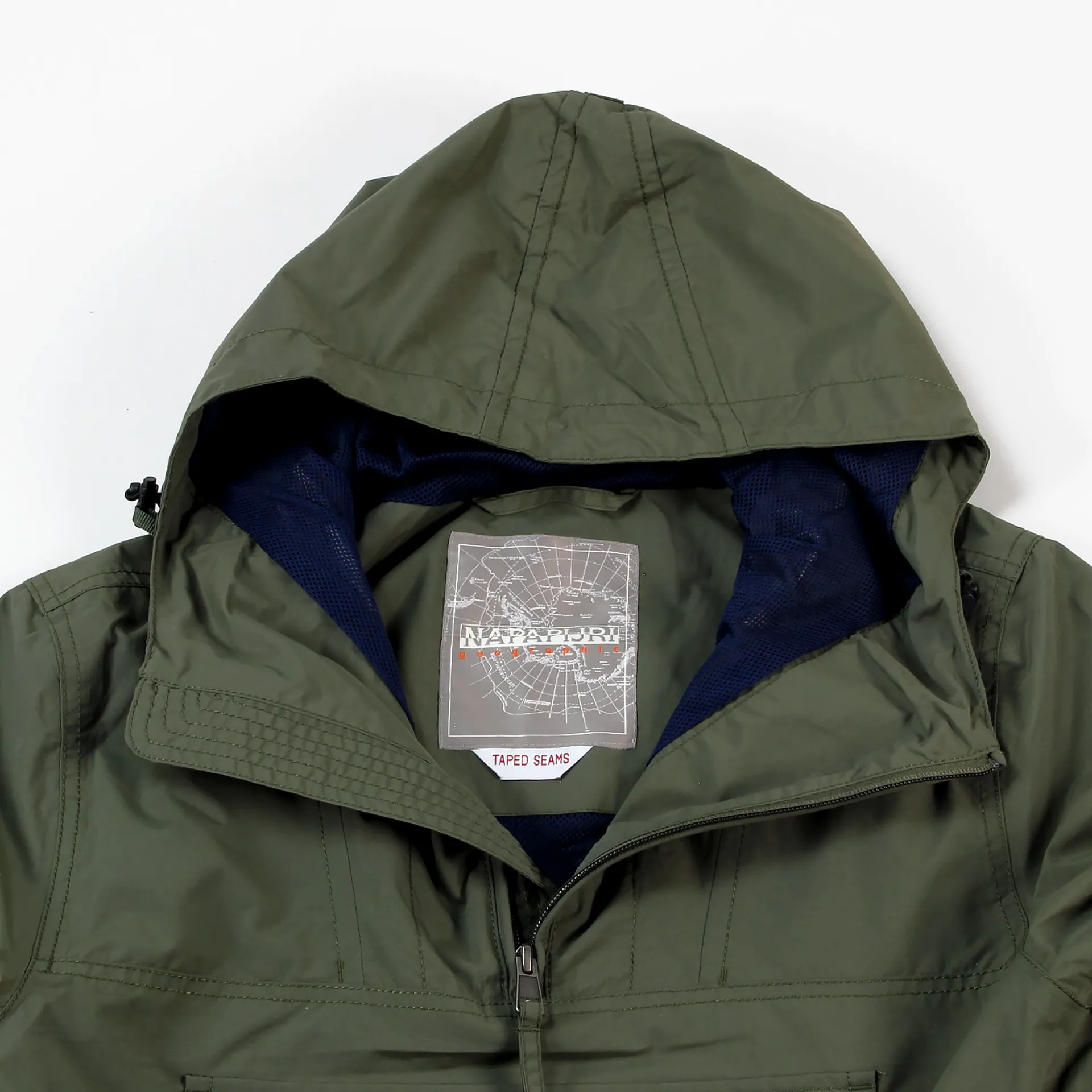 Napapijri Outdoor Lightweight Summer Waterproof Jacket Grey Olive