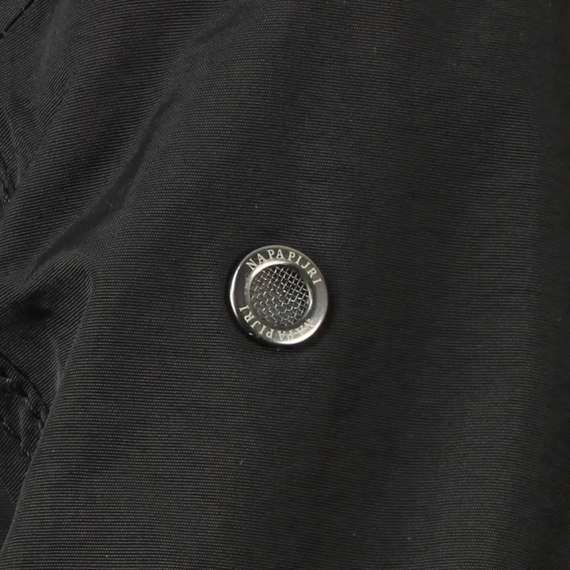 Napapijri Mens Rainforest Winter Pullover Jacket Black-2