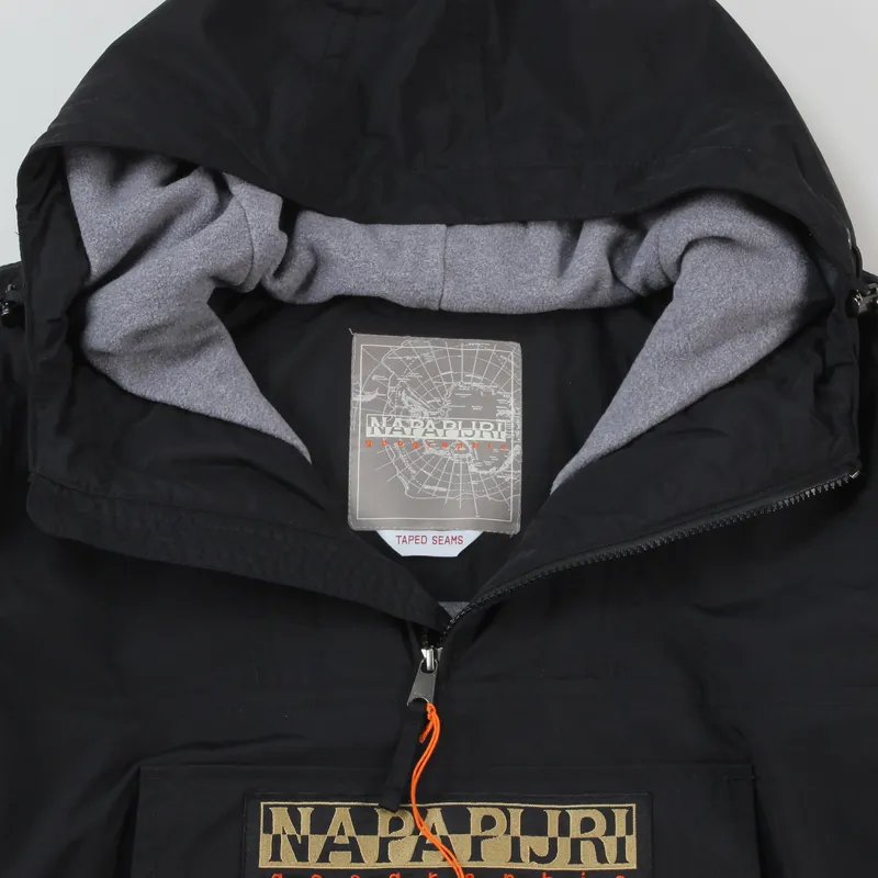 Napapijri Mens Rainforest Winter Pullover Jacket Black-4