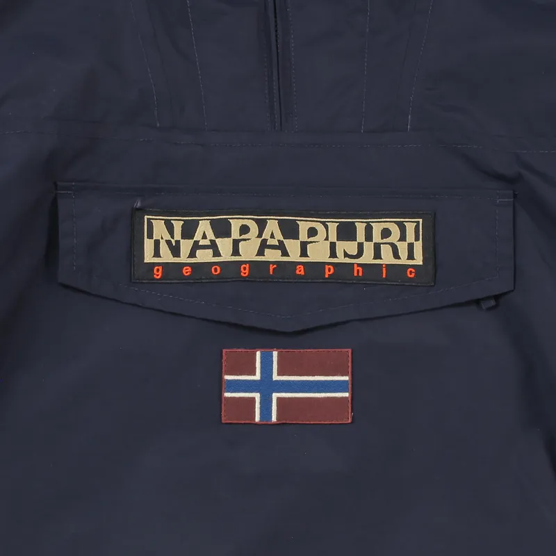 Napapijri Mens Rainforest Winter Pullover Jacket Blue-1