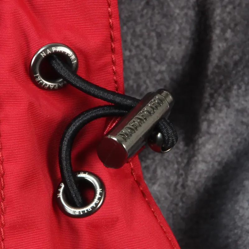 Napapijri Rainforest Winter Pullover Jacket Red-5