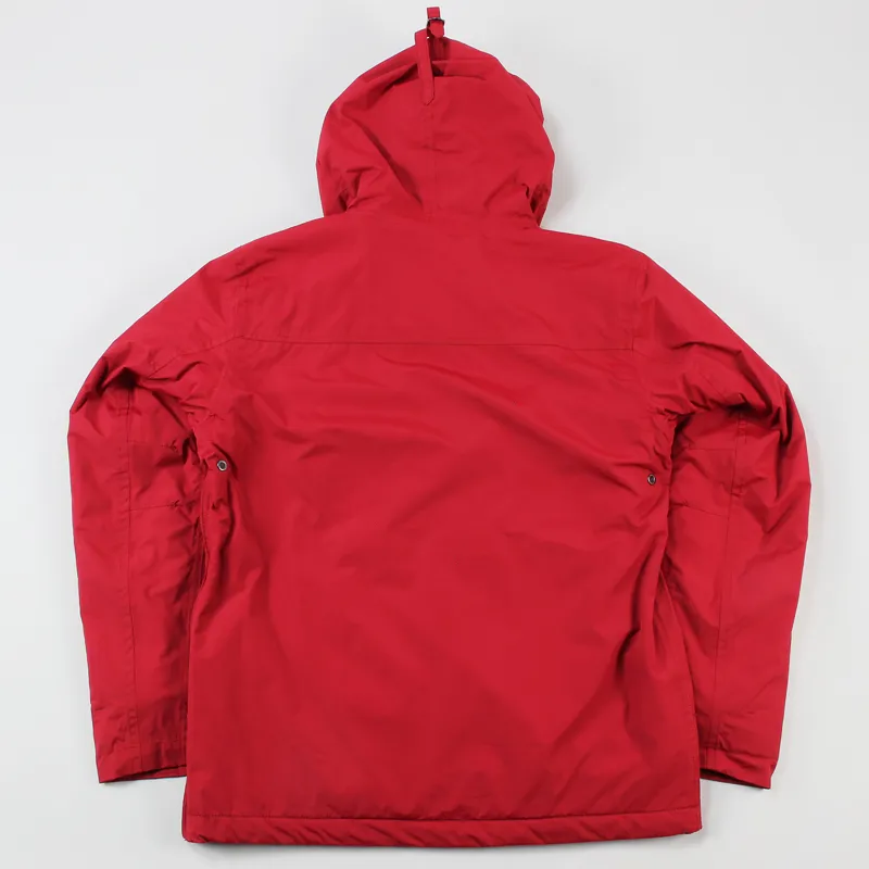 Napapijri Mens Rainforest Winter Pullover Outdoor Jacket Red