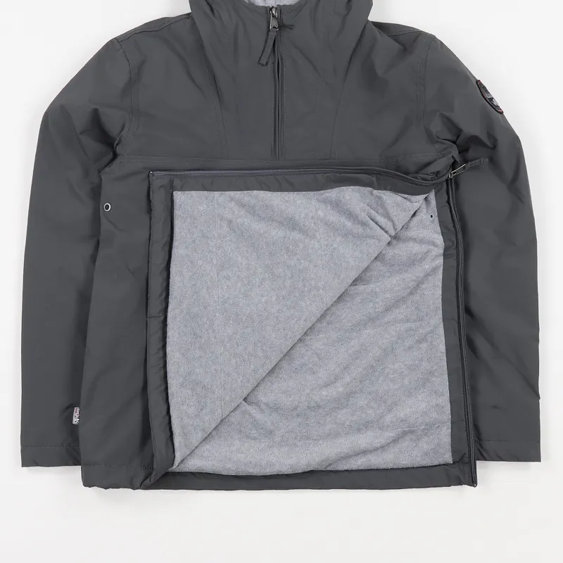 Napapijri Rainforest Winter Pullover Jacket Dark Grey-3
