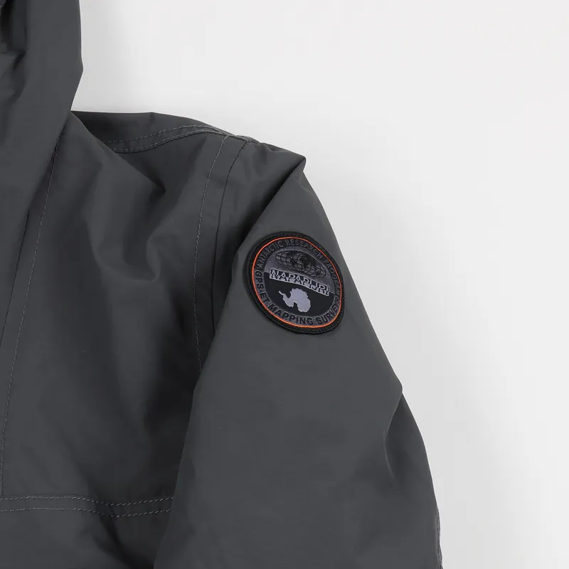 Napapijri Rainforest Winter Pullover Jacket Dark Grey-4