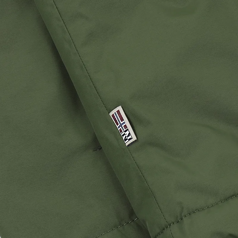 Napapijri Rainforest Winter Pullover Jacket Green Musk-5