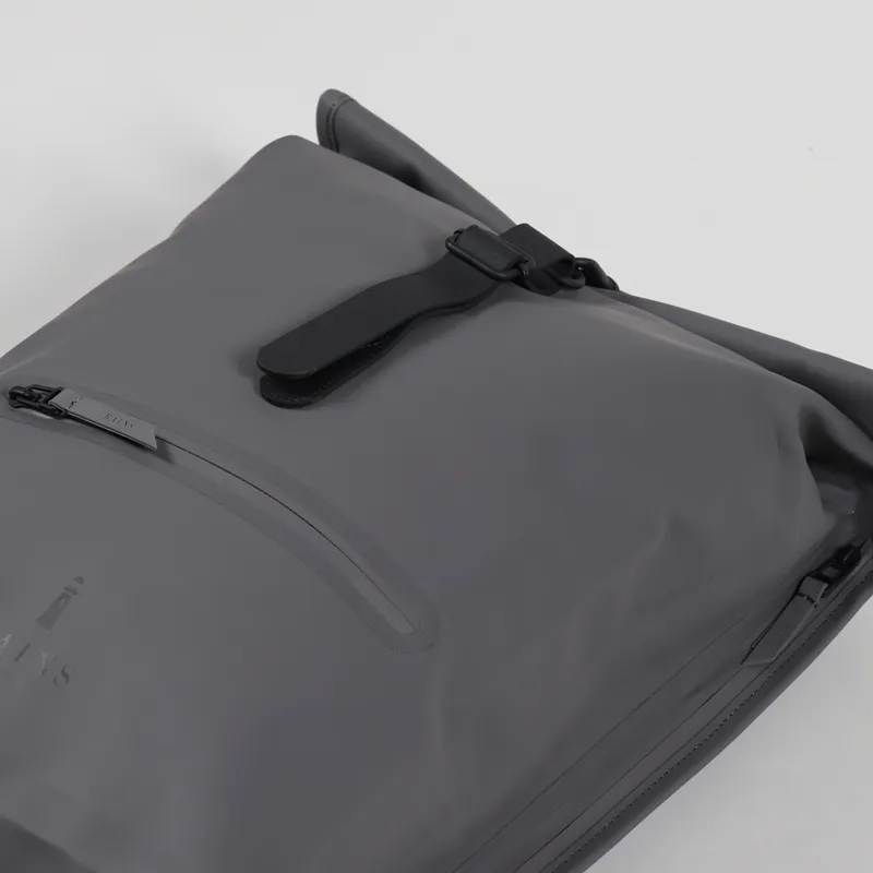 Rains Rolltop Rucksack Charcoal-2