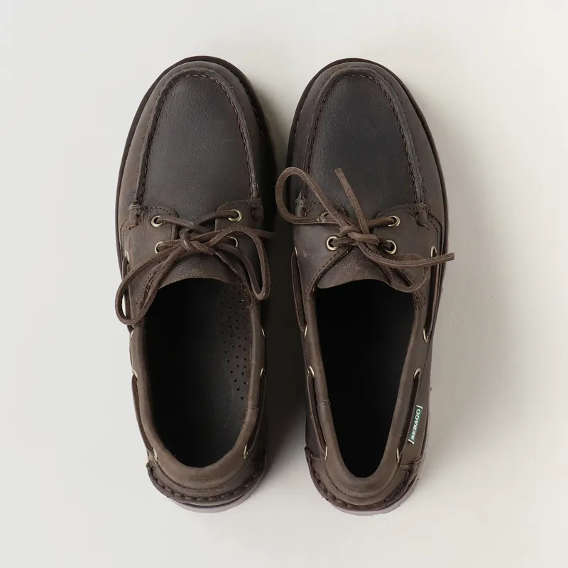 Sebago Campsides Ranger Tumbled Shoes Dark Brown-6