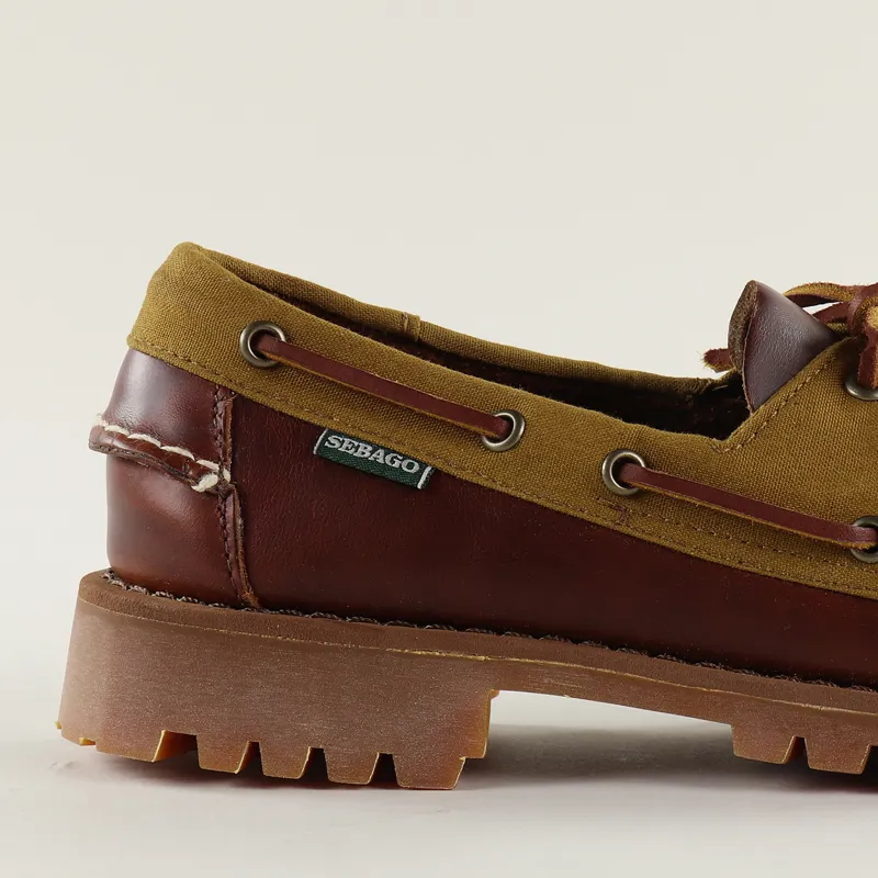 Sebago Campsides Ranger Waxy Millerain Shoes Brown Ocra-1