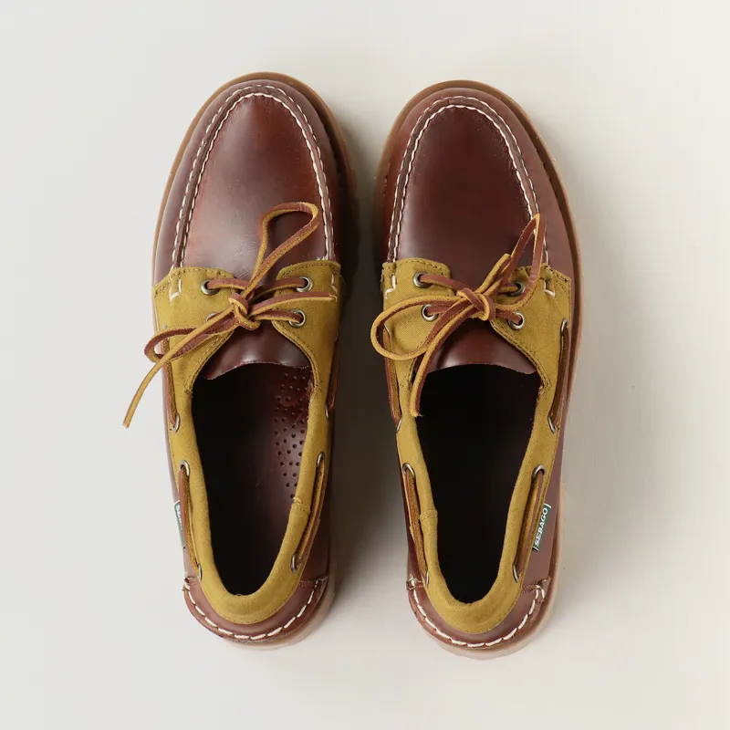 Sebago Campsides Ranger Waxy Millerain Shoes Brown Ocra-8