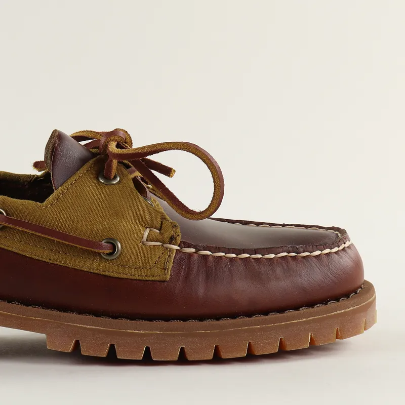 Sebago Campsides Ranger Waxy Millerain Shoes Brown Ocra-2