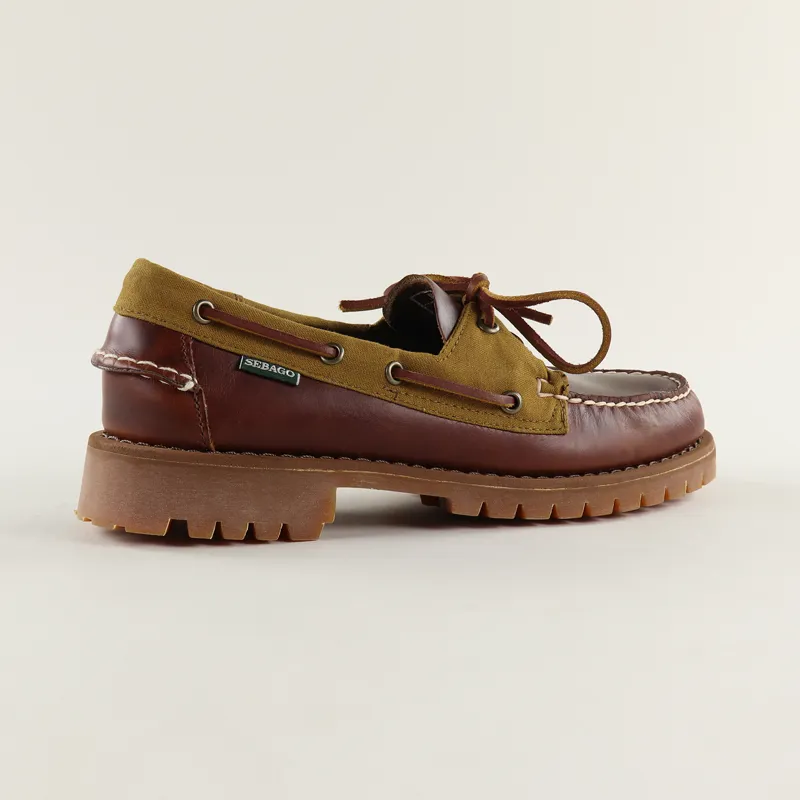 Sebago Campsides Ranger Waxy Millerain Shoes Brown Ocra-7