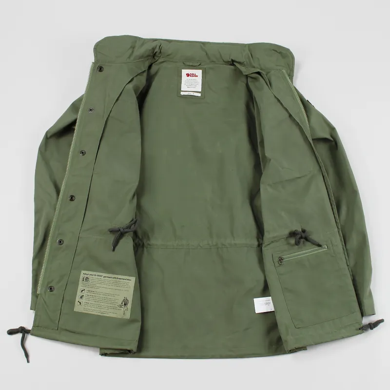 Fjallraven Swedish Outdoor Mens Raven G1000 Durable Jacket Green