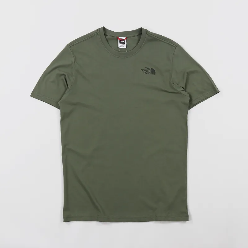 The North Face Redbox T Shirt Deep Lichen Green-2