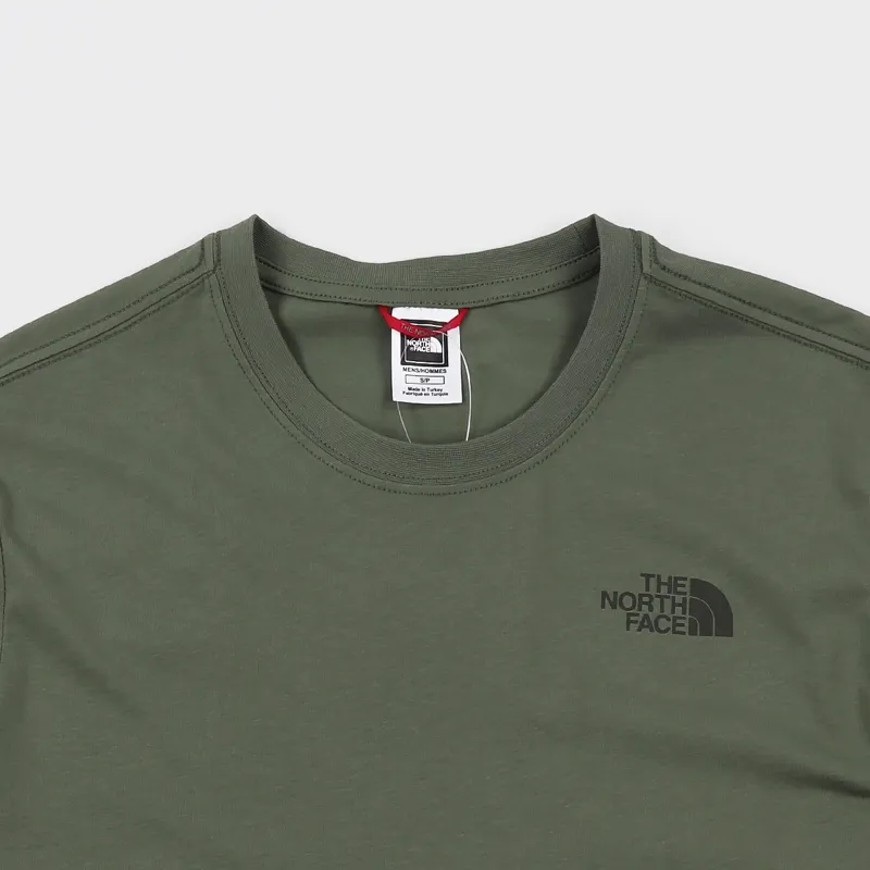 The North Face Redbox T Shirt Deep Lichen Green-3