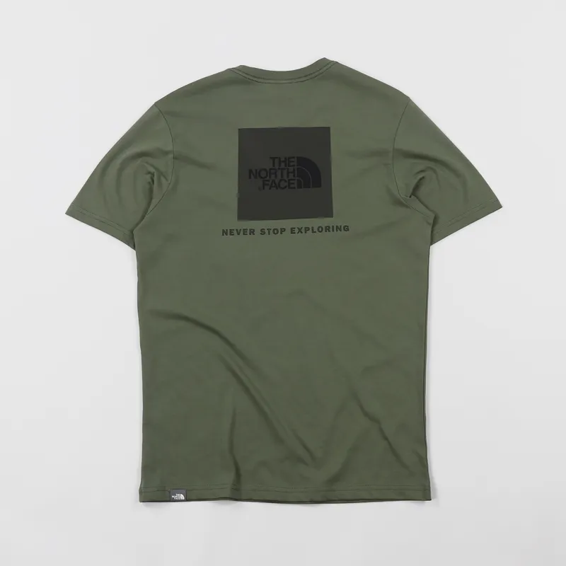 The North Face Redbox T Shirt Deep Lichen Green